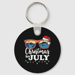 Llavero Navidades En Julio Santa Hat Vaca Verano