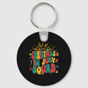 Llavero Navidades En Julio Squad Groovy Retro Beach Summer