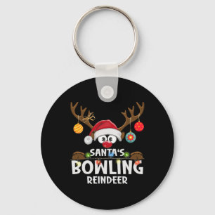 Llavero Navidades Familia Santa Boina de reno Pajama