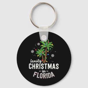 Llavero Navidades Familiares En Florida Palm Trees Xmas Be
