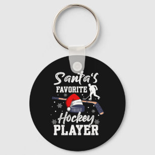 Llavero Navidades favoritos de hockey de Santa Ana Pajama