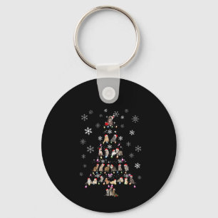 Llavero Navidades felices Árbol de navidad de gato corto
