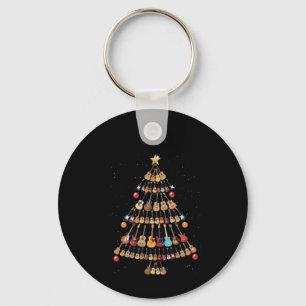 Llavero Navidades felices Árbol de navidad de Ukulele Inst