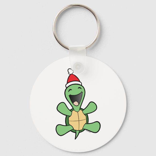 Llavero Navidades felices de la tortuga (Anverso)