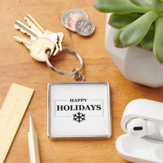 Llavero Navidades Feliz regalo de Personalizado de vacacio