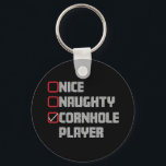 Llavero Navidades feos de la lista de jugadores de Nice Na<br><div class="desc">Navidades feos de la lista de jugadores de Nice Naughty Cornhole</div>