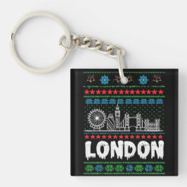 Llavero Navidades feos del Reino Unido