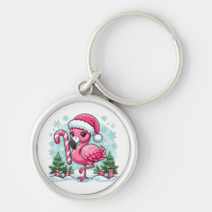 Llavero Navidades Flamingo Sublimation Clipart