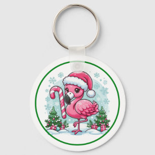 Llavero Navidades Flamingo Sublimation Clipart