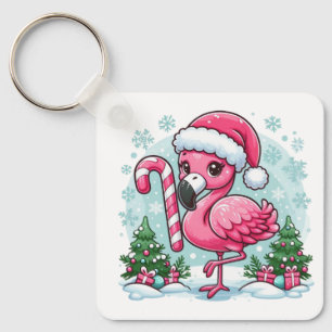 Llavero Navidades Flamingo Sublimation Clipart