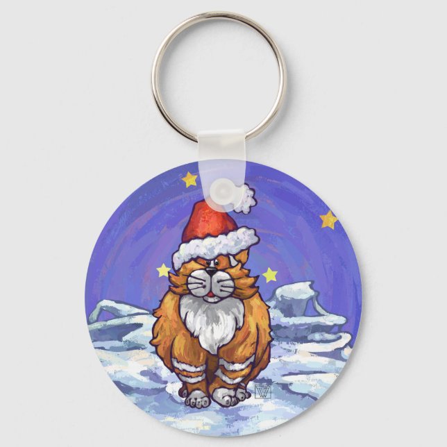 Llavero Navidades Ginger Cat (Anverso)