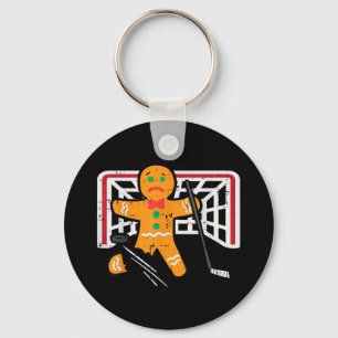 Llavero Navidades Gingerbread Man Hockey sobre Hielo Diver