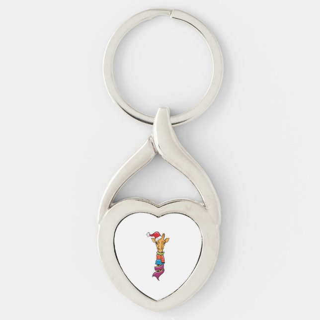 Llavero Navidades Giraffe (Anverso)