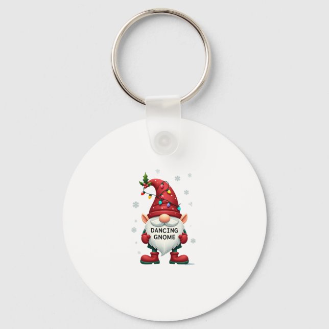 Llavero Navidades Gnome Dancing Gnome Navidades familiares (Anverso)