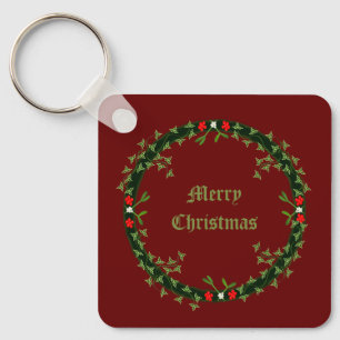 Llavero Navidades góticos Personalizado Wreath