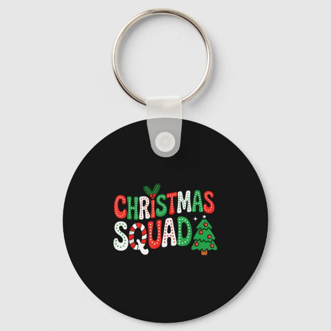 Llavero Navidades Groovy Squad Xmas Tree Familiar Coincide (Anverso)