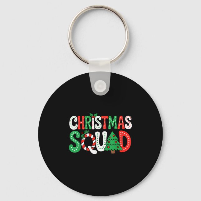 Llavero Navidades Groovy Squad Xmas Tree Familiar Coincide (Anverso)