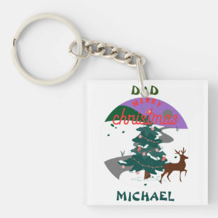 Llavero navidades hermosos regalo para papá personalizar