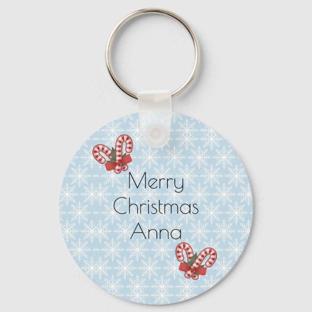 Llavero Navidades hermosos y fascinantes (Anverso)