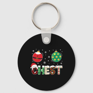 Llavero Navidades Hombres de castañas familiares de pareja