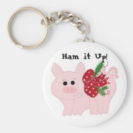 Llavero Navidades humorísticos Cerdo - ¡Hazlo!