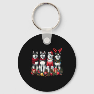 Llavero Navidades Husky