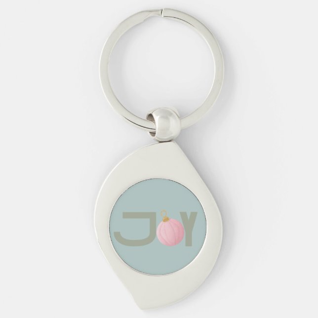 Llavero Navidades Joy Metalizado Keychain (Anverso)