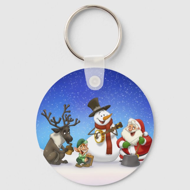 Llavero Navidades Jug Band Keychain (Anverso)