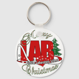 LLAVERO NAVIDADES LAB CIENCIA LABORATORIA CLÍNICA