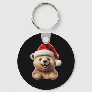 Llavero Navidades llevan oso oso oso de navidad divertida