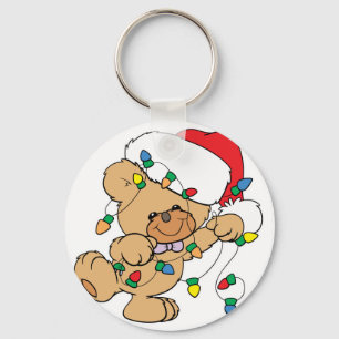 Llavero Navidades Luces Teddy Bear