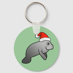 Llavero Navidades Manatee Santa