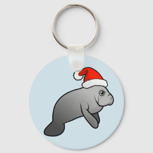 Llavero Navidades Manatee Santa