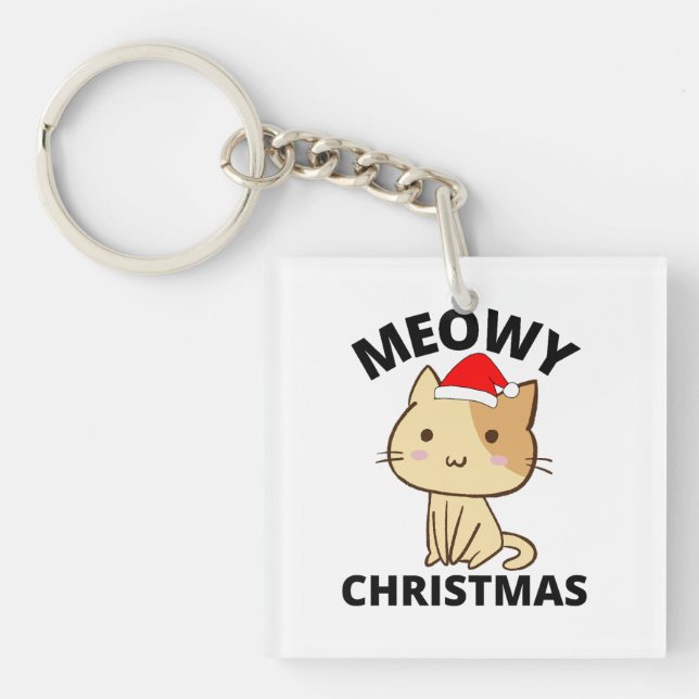 Llavero Navidades Meowy (Frente)