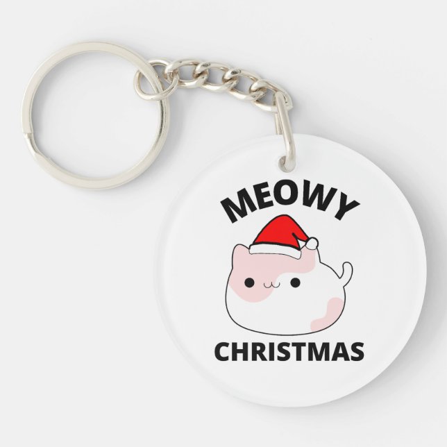 Llavero Navidades Meowy (Frente)