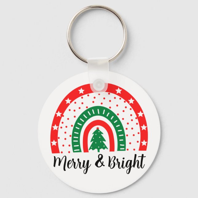 Llavero Navidades Merry y Bright (Anverso)