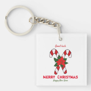 Llavero Navidades Minimalistas y feliz Año Nuevo