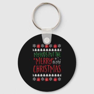 Llavero Navidades - Mis hijos se alegran de mi christma