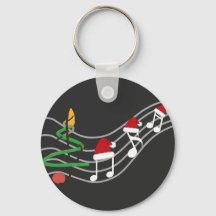 Navidades Music Notes Santa Hat Treble Clef