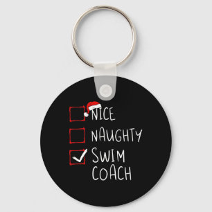 Llavero Navidades Naughty Swim Coach List Xmas Santa