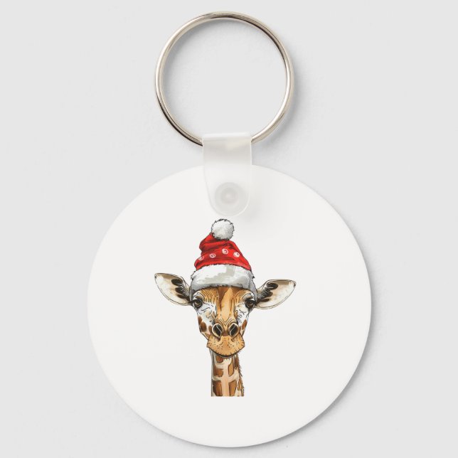 Llavero Navidades navideños navideños Navidad Giraffe (Anverso)