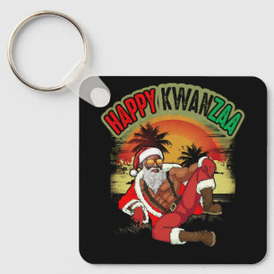 Llavero Navidades negros Feliz feriado africano en Kwanzaa