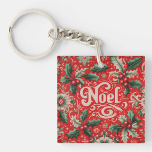 Llavero Navidades Noel Red & Green