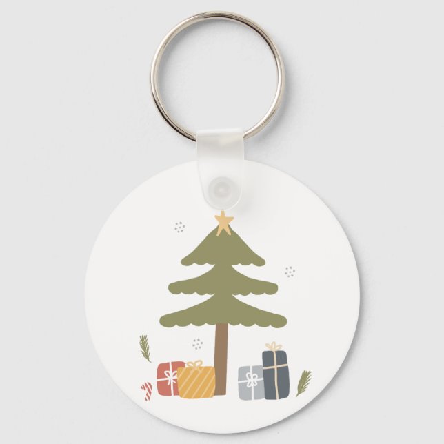Llavero Navidades nórdicos Fiesta Scandi Christmas Tree (Anverso)