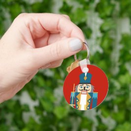 Llavero Navidades Nutcracker Classic Gingham Keychain