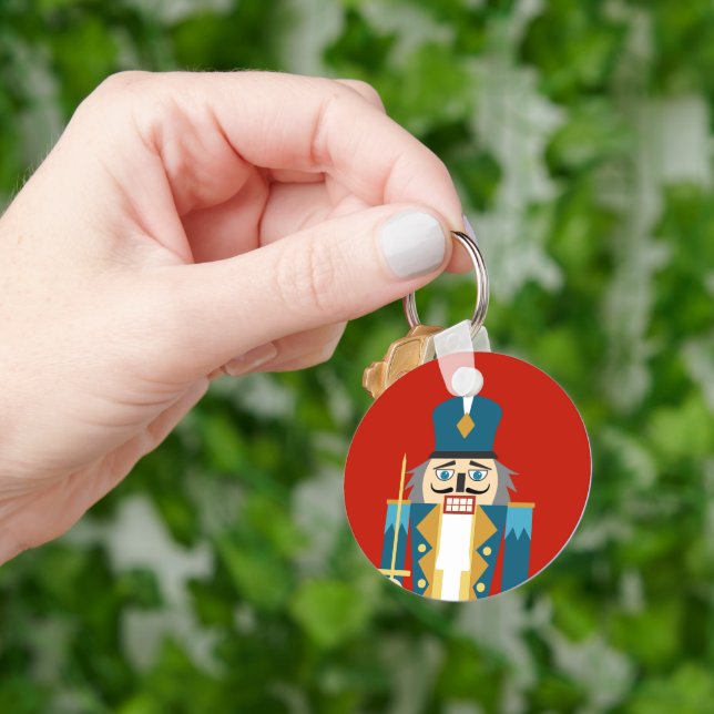 Llavero Navidades Nutcracker Classic Gingham Keychain (Mano)