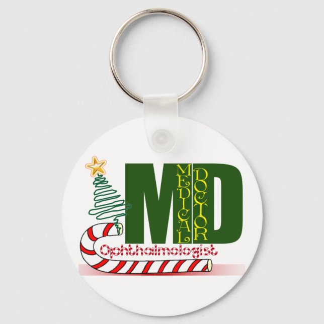 LLAVERO NAVIDADES OPHTHALMOLOGISTA (Anverso)