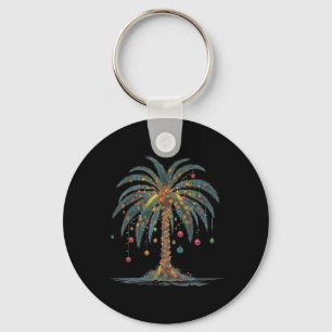 Llavero Navidades Palm Tree Feliz Navidad Tropical Chris