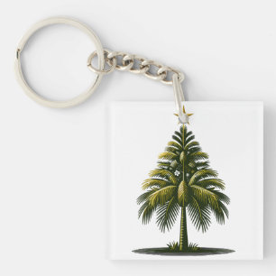 Llavero Navidades Palm Tree, Navidades de Beach Aloha