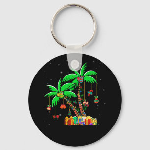 Llavero Navidades Palm Tree Xmas Tropical Coconut Luces